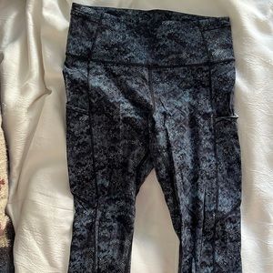 Multicoloured align leggings